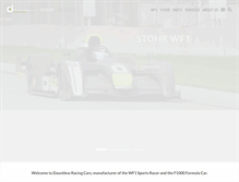 Tablet Screenshot of dauntlessracing.com